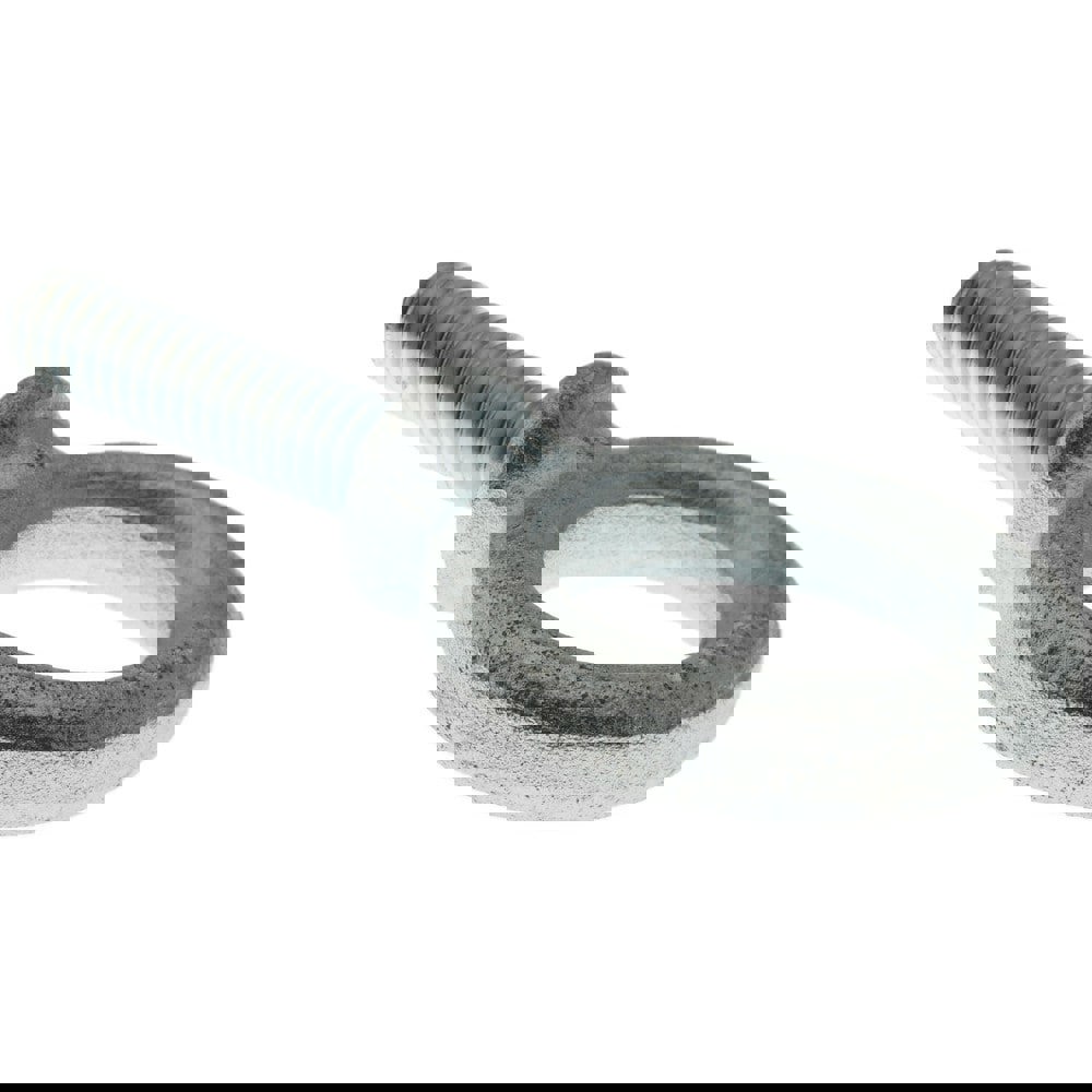 Fixed Lifting Eye Bolt: With Shoulder, 850 lb Capacity, 5/16-18 Thread, Grade 1030 Steel